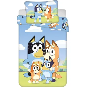 Povlečení Dětské povlečení do postýlky 100x135, 40x60 Bluey 004