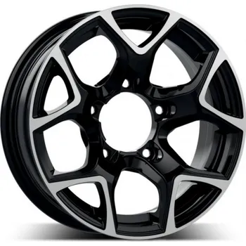 Alu kolo GMP SJ15 5.5X15 5X139.7 ET5/108 černá (Pneu GMP Italia 5,5/-15)