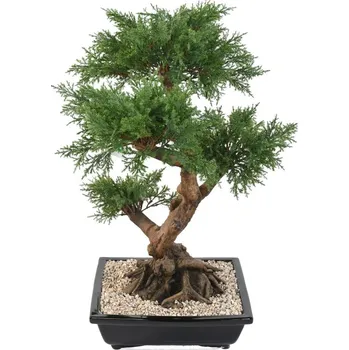 umělá květina Umělá Bonsai Jalovec v misce, 75cm