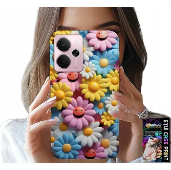 Pouzdro na mobilní telefon POUZDRO pro Realme 14 5G / 14T - Barevné Květiny, Sedmikrásky Kryt