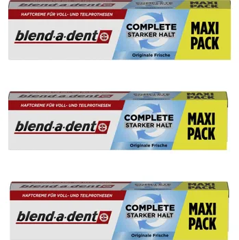 Péče o zubní náhradu Fixační krém na zubní protézy 3x75 ml