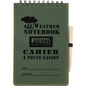 samolepka Zápisník voděodolný ALL WEATHER s tužkou LARGE