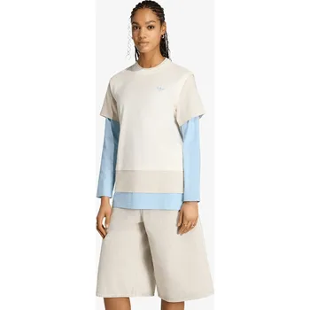 Dámské tričko Tričko adidas Layered Ls Off White S