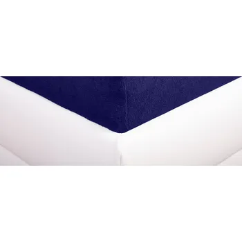 Prostěradlo Aaryans Froté prostěradlo tmavě modré Gramáž: 190 g/m2, Rozměry: 140 x 200 cm