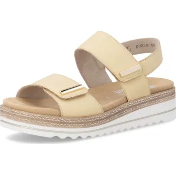 Dámské sandále Rieker Dámské sandály REMONTE D0Q59-68 žlutá S6 37