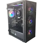 BestComp Herní PC AMD Ryzen 5 (5500 / RTX 3050 6GB / 500GB NVME SSD / 16GB DDR4 / WIN11) PC skříň: X3 Black