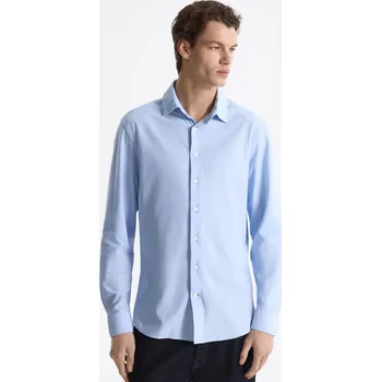 Reserved - Košile slim fit s vysokým podílem bavlny - bleděmodrá - 120GT-05X - 120GT-05X-S