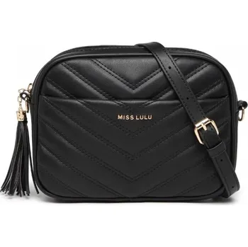 Miss Lulu dámská crossbody kabelka Anife - černá LA2119-BK