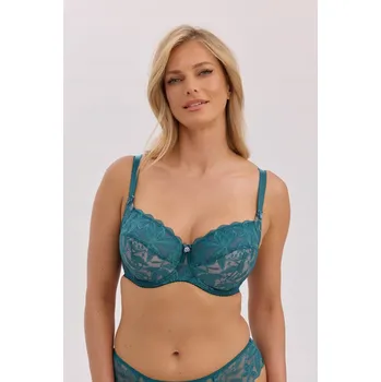 Dámské spodní prádlo Gaia podprsenka měkká zelená velikost 75G