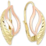 Soliter Nadčasové bicolor náušnice ze zlata 231 001 00601 + 2 měsíce na vrácení zboží