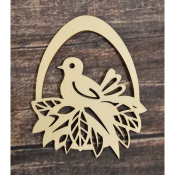 Velikonoční dekorace Jarní dekorace s ptáčkem velikost: 7 cm