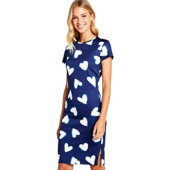 Dámská noční košile Dámská Noční Košile FOLTÝN DKHL 351 Velikost: L, Materiál: Krátký rukáv