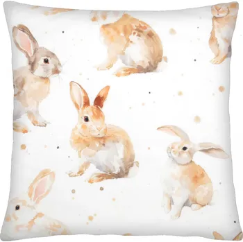Polštář Velikonoční polštář BUNNY RABBIT 40x40 cm Varianta: Povlak na polštář s výplní, 40x40 cm