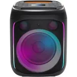 CANYON přenosný párty reproduktor OnFun 5, 40W, RGB, BT5, USB-A, microSD, AUX, 6,3mm jack, režim TWS, černý