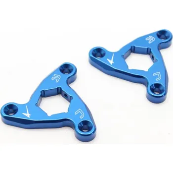 Hvězdicové ovládání předpětí pružin vidlice 4RACING GFS17 modrá pro YAMAHA YZF-R6