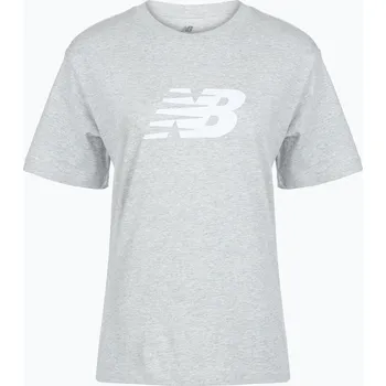 Dámské tričko New Balance Sport Jersey Relaxed Logo reflection/white/light arctic grey