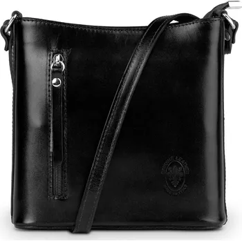 Kabelka Vera Pelle kabelka z pravé lícové kůže černá