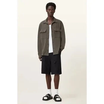 Pánské kraťasy Kraťasy AllSaints TALBOT M008TC černá 99X, vel. 38