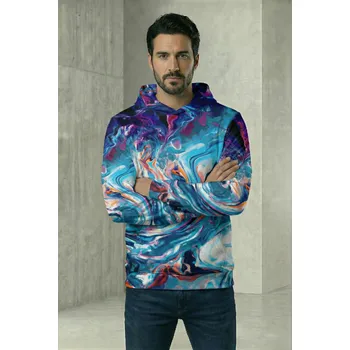 Dámská mikina UTOPY Pánská Dámská sportovní mikina Abstract fullprint Velikost: XXL