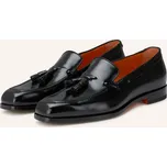 Santoni Pánské Mokasíny Brando, černá / oranžová, 42,5