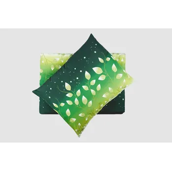 Povlečení Povlečení mikrosatén prodloužené NATY zelené