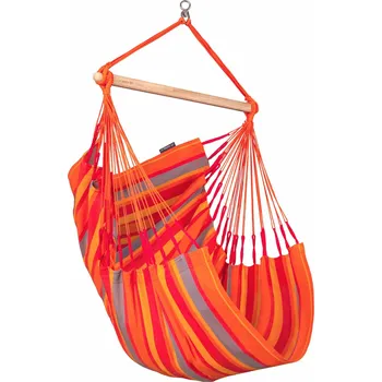 Závěsné křeslo Závěsné houpací křeslo La Siesta Domingo Basic Caribic lime