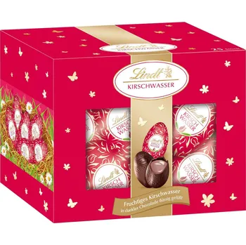 Čokoláda Lindt vajíčka s třešnovým likérem 25ks