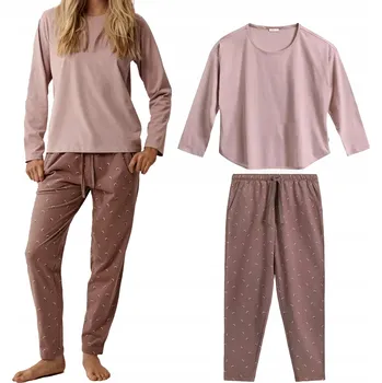 Dámské pyžamo Atlantic dámské pyžamo bavlna růžové velikost S