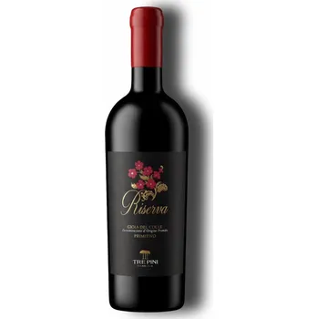 Víno Červené víno Cantine Tre Pini BIO Primitivo Riserva 2022, Cantine Tre Pini, DOC Gioia del Colle