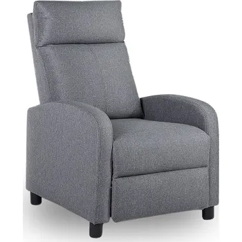 Křeslo Relaxační polohovací TV&nbsp;křeslo CALMO — látka, šedá