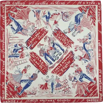 Šátek DARK bavlněný šátek / bandana - CALLERS CHOICE RED