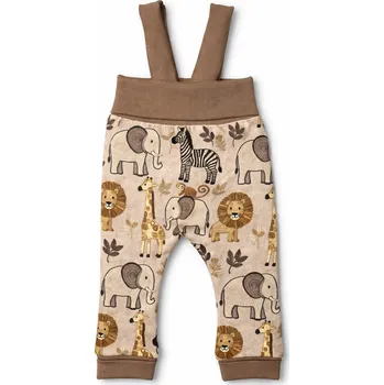 Tepláčky s traky - Zvířátka savany Velikost: 56