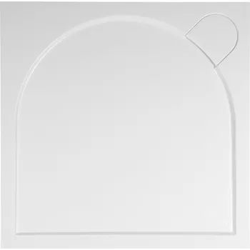 Sprchová vanička GELCO LARCA sprchová vanička z litého mramoru, čtverec, 90x90x3cm PL009