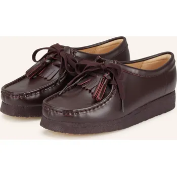 Dámské mokasíny Clarks Originals Dámské Šněrovací Boty Wallabee, tmavě...