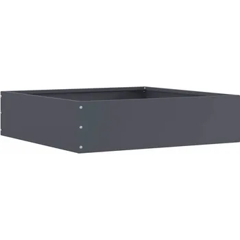 Plotovka vidaXL Okraj trávníku Antracit 50 x 50 x 13 cm Ocel [874720]
