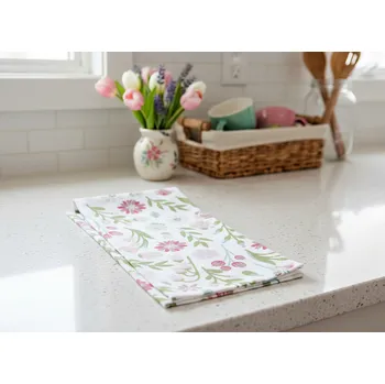 Utěrka Kuchyňská bavlněná utěrka FLOWERY 45x65 cm 100% bavlna