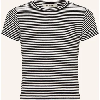 Dámské tričko Garcia Dívčí Tričko, černá / bílá, 176