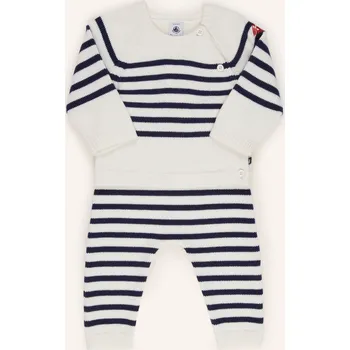 Pánský svetr Petit Bateau Sada: Svetr A Úpletové Kalhoty pro miminko, bílá...