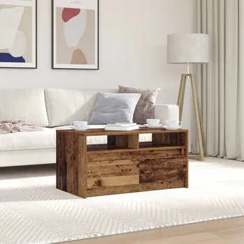 Konferenční stolek vidaXL Konferenční stolek Staré dřevo 90 x 50 x 45 cm kompozitní dřevo [8004682]