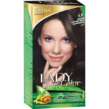 Barva na vlasy Barva na vlasy LADY in Color, 4.0 Hnědá