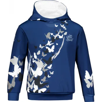 Chlapecká mikina Dětská funkční mikina premium ALTISPORT VOJ/ALK022MI01 NÁMOŘNÍ MODRÁ 158