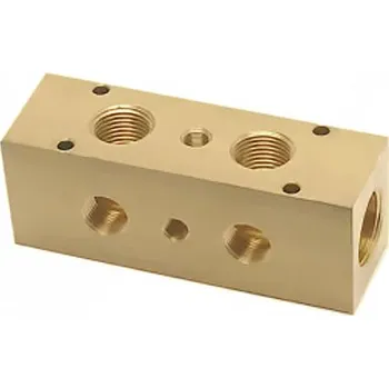 Rozvaděč Pneumatická rozvodná kostka D 9mm^G1/4"vni Legris 0135 09 13