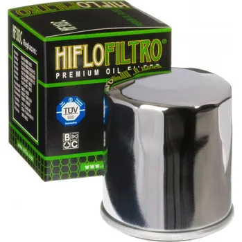 Autodíl Olejový filtr HIFLOFILTRO HF303C chrom pro KAWASAKI Versys 1000 / S / SE