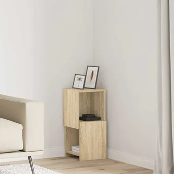 Policová skříň vidaXL Rohová skříňka Sonoma dub 25,5x25x55cm kompozitní dřevo [889823]