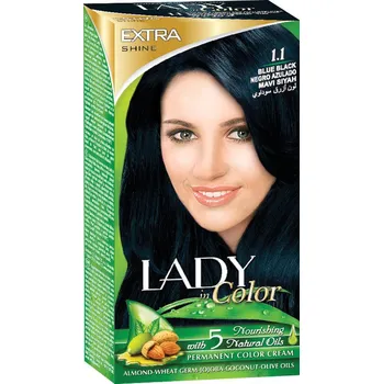 Barva na vlasy Barva na vlasy LADY in Color, 1.1 ModroČerná