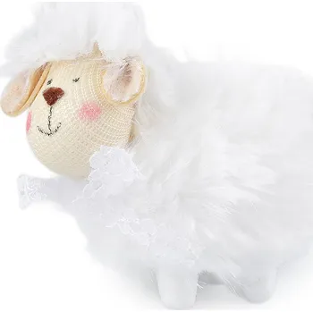 Velikonoční dekorace Velikonoční plyšová ovečka