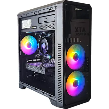 Stolní počítač BestComp Herní PC AMD Ryzen 5 (5500 / RTX 3050 6GB / 500GB NVME SSD / 16GB DDR4 / WIN11) PC skříň: Gamemax