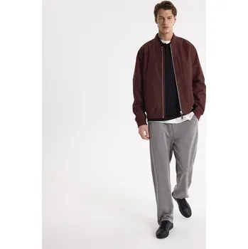 Reserved - Kalhoty loose - středně šedá - 6706L-85X - 6706L-85X-S