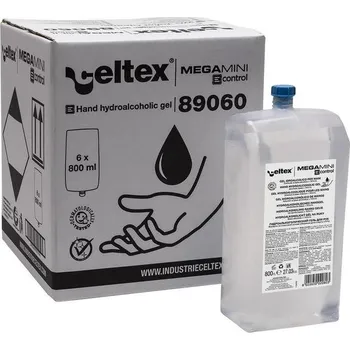 Dávkovač mýdla Celtex Dezinfekce Hydroalkoholický gel na ruce pro bezdotykový dávkovač 800 ml [7026107]