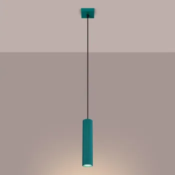 Brilagi - LED Lustr na lanku CRESTO 1xGU10/10W/230V tyrkysová